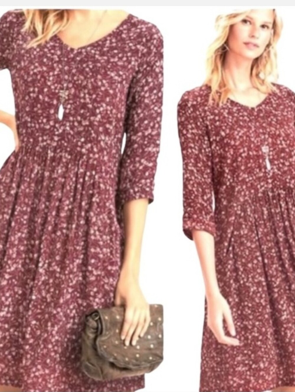 Garnet Hill Boho Pocket Dress Size 4